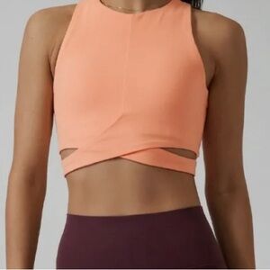 Athleta conscious crop cut out bra